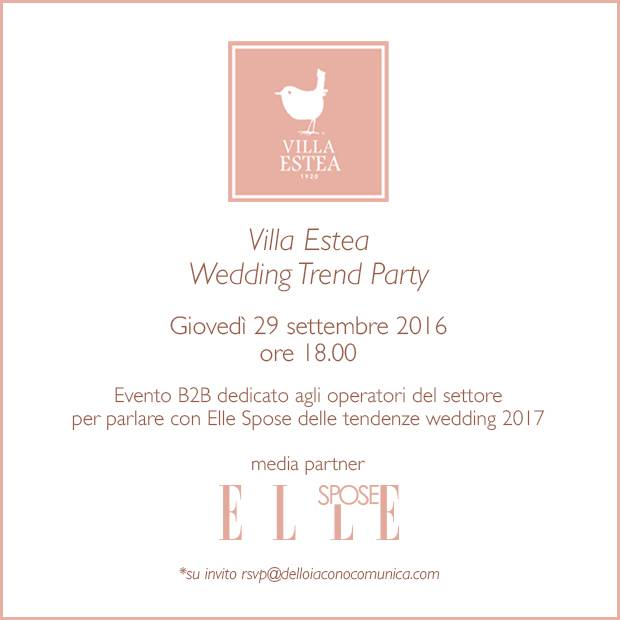 The exclusive Wedding Trend Party at Villa Estea 